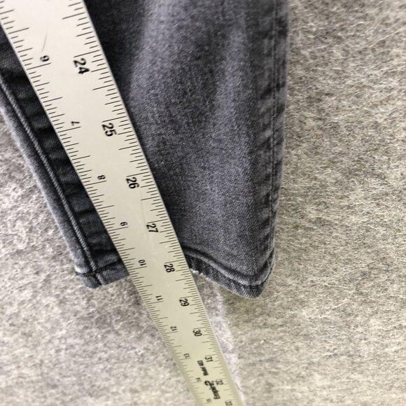 American Eagle Super Hi-Rise Jegging Womens Size 4 Black Super Stretch Ripped - Picture 10 of 12